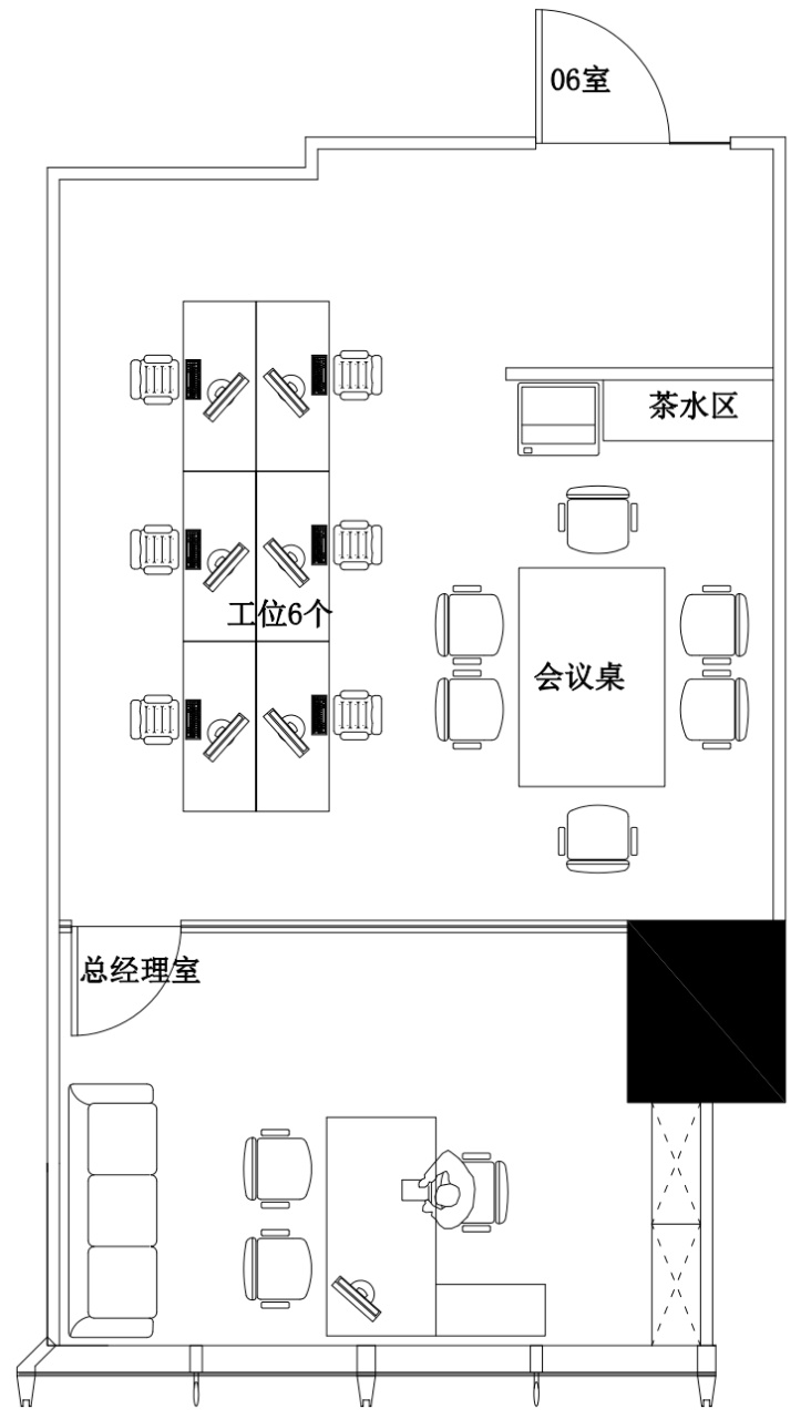 建工大唐国际大厦129平